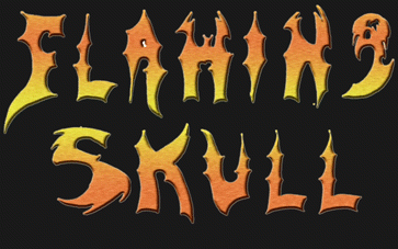 logo Flaming Skull